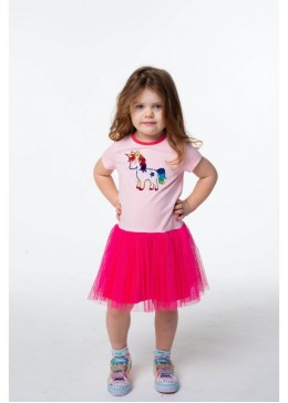 Vidoli розовое платье для девочки G-21876S